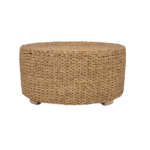 Liv Round Handwoven Abaca Coffee Table - Image 2