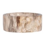 Kiena Carved Petrified Wood Organic Bowl - Image 8