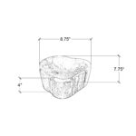Kiena Carved Petrified Wood Organic Bowl - Image 9