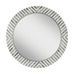Aurora Bone Inlay Wall Mirror