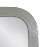 Eva Textured Metal Rectangular Wall Mirror, 26" - Image 4
