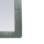 Hera Antiqued Metal Arch Wall Mirror, 24" - Image 3