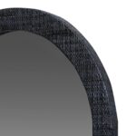 Gia Raffia Wrapped Wall Mirror, 22" - Image 3