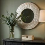 Jemma Round Capiz Shell Wall Mirror, 27" - Image 2