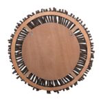 Hapsala Round Rattan Starburst Wall Mirror, 30" - Image 4