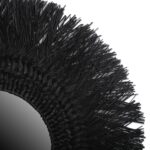 Braided Round Woven Seagrass Wall Mirror, 30" - Image 3