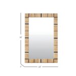 Leila Rectangular Seagrass Wall Mirror, 23" - Image 4