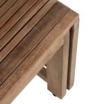 Remi Extendable Solid Wood Bench - Image 9
