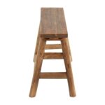 Ember Narrow Solid Wood Accent Stool - Image 3