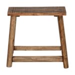 Ember Narrow Solid Wood Accent Stool - Image 4