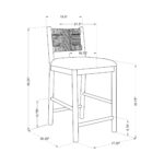 Kauai Woven Seagrass Counter Stool - Image 7