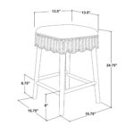 Maris Scalloped Rattan Counter Stool, Set of 2 - Image 6