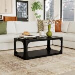 Addison Solid Mango Wood Storage Coffee Table