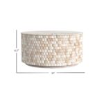 Fulton Round Teak Storage Coffee Table - Image 6
