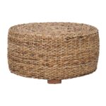 Abella Round Handwoven Abaca Coffee Table
