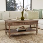 Marisol Solid Wood Coffee Table with Storage Drawer