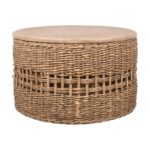 Laguna Lattice Weave Storage Coffee Table, Set of 2 - Image 3