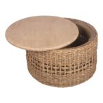 Laguna Lattice Weave Storage Coffee Table, Set of 2 - Image 5