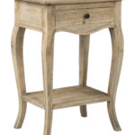 Bishop Curved Leg Solid Wood Accent Table