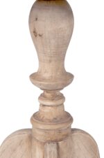 Leona Solid Wood Pedestal Accent Table - Image 3