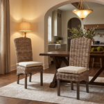 Summitt Handwoven Kubu Rattan Dining Chair, Set of 2 - Image 2