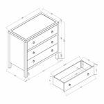 Callan 3 Drawer Dresser - Image 14