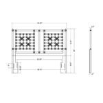Annalisa Handwoven Rattan Lattice Headboard - Image 29
