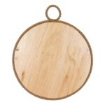 Aspen Round Handwoven Jute Rope Wall Mirror - Image 4