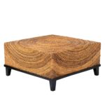 Naomi Square Handwoven Abaca Coffee Table