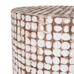 Mila Recycled Coconut Shell Accent Table - Image 3