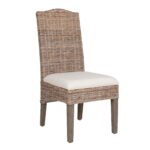Duvall Handwoven Rattan Dining Chair, Set of 2 - Image 3
