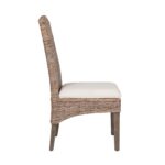 Duvall Handwoven Rattan Dining Chair, Set of 2 - Image 4