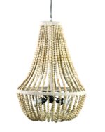 Juliana Natural Beaded Chandelier