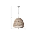 Adalina Woven Rattan Pendant Light - Image 4