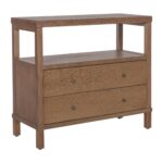 Gemma Solid Wood 2-Drawer Nightstand - Image 2