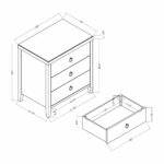Haven 3 Drawer Nightstand - Image 27