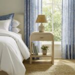 Arlo Bayur Wood Curved Edge 1-Drawer Nightstand