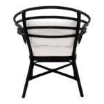 Arden Handwoven Rattan Occasional Accent Chair - Image 4