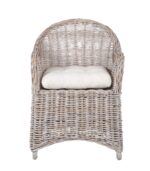 Valencia Natural Handwoven Rattan Dining Chair - Image 5