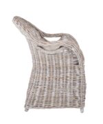 Valencia Natural Handwoven Rattan Dining Chair - Image 3