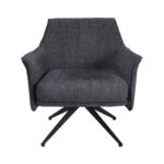 Aura Upholstered Swivel Accent Chair - Image 5