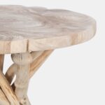 Merrill Organic Teak Branch Accent Side Table - Image 4