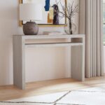 Karson Solid Wood Console Table with Lower Shelf - Image 2