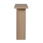 Half Moon Curved Solid Mango Wood Console Table - Image 7