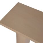 Half Moon Curved Solid Mango Wood Console Table - Image 9