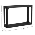 Addison Solid Mango Wood Storage Console Table - Image 9