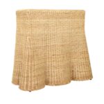 Betty Skirted Handwoven Rattan Console Table - Image 2