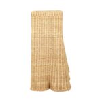 Betty Skirted Handwoven Rattan Console Table - Image 3