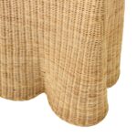 Betty Skirted Handwoven Rattan Console Table - Image 6