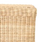 Betty Skirted Handwoven Rattan Console Table - Image 7